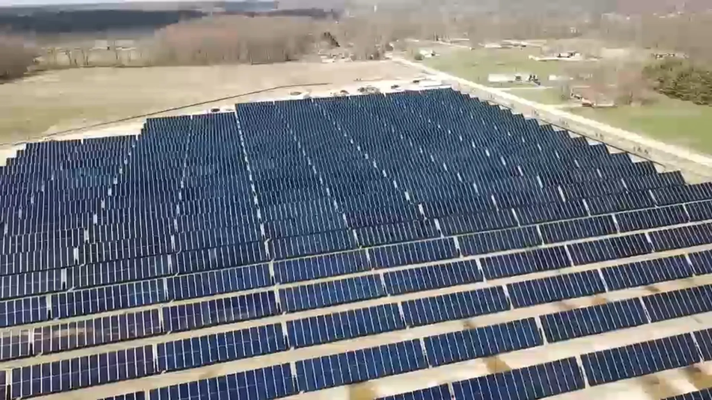U.S. Hurricane Season Renewables Solar Panel Farm